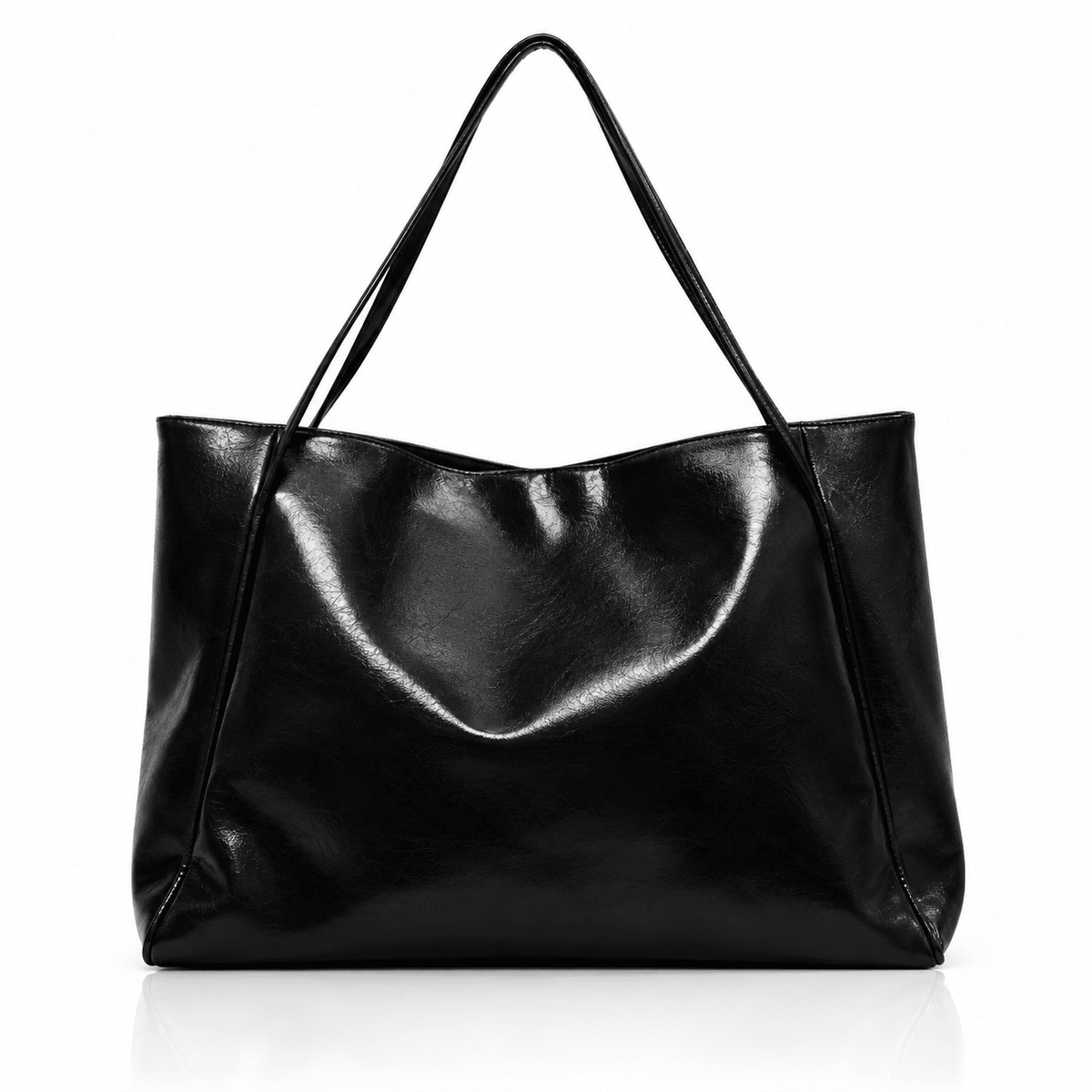 Grand cabas Hana en cuir vegan à porter à l'épaule – Divona