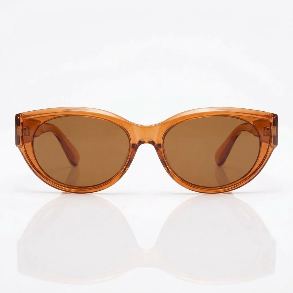 Détail de la monture en polycarbonate des lunettes Kate – Divona
