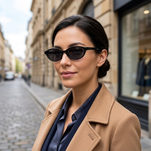 Lunettes de soleil Shade en coloris champagne – Divona